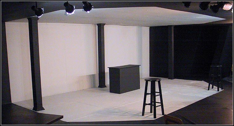 Set design for ART shown from right.