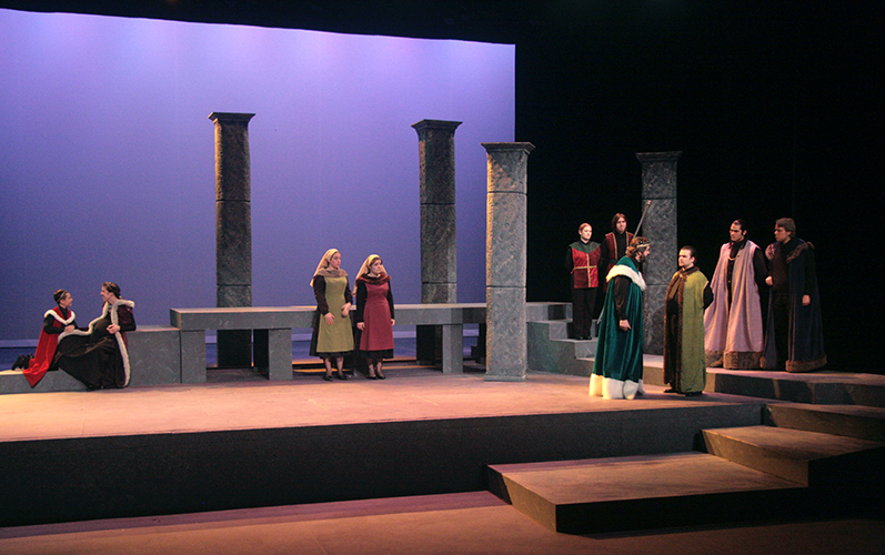 Act 2 Scene 1, Court in Sicilia